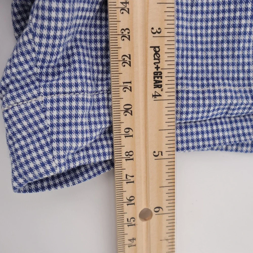 Polo Ralph Lauren Gingham Check Stretch Classic Fit Shorts Blue Mens 35